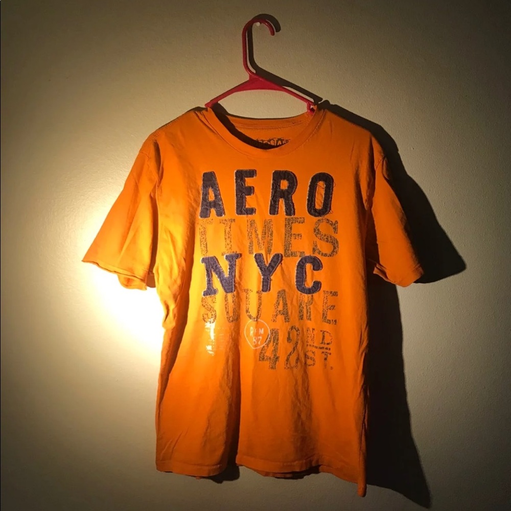 Orange Aeropostale shirt